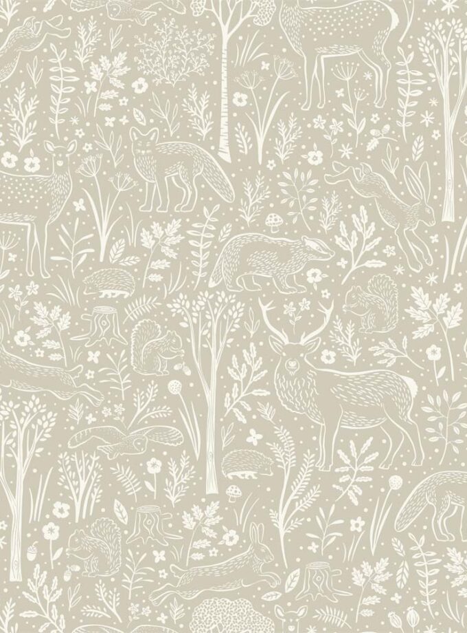 DECO TAPIZ LD WOODLAND ANIMALS - LD3403 SAND